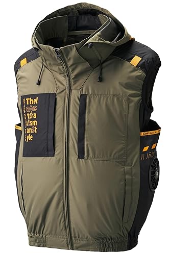 Atack Base The Tough 7700隔熱防水空調風神服連帽背心(腰部出風