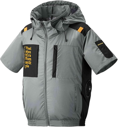 Atack Base The Tough 7745隔熱防水空調風神服連帽短袖外套 (腰部出風) (Burtle風扇適用) (淨衫) (現貨發售)