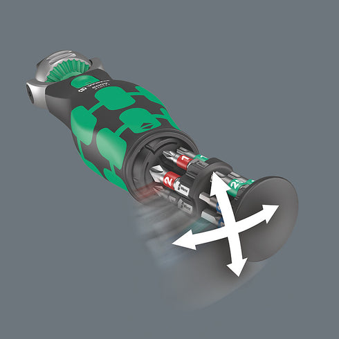 Wera 8009 Set 3 27件批咀/3分套筒兩用萬向棘輪手柄套裝