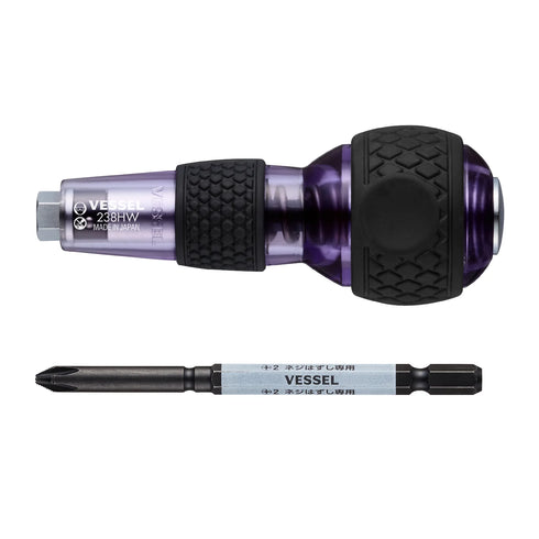 Vessel GALAXY系列238HW-2G冬菇頭自轉撞批