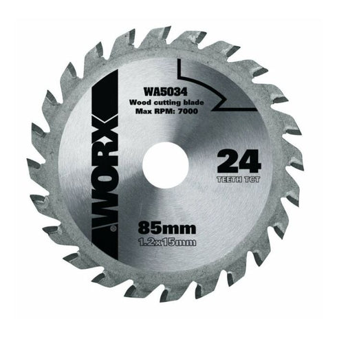 威克士Worx WA5039 TCT 鋸木片 (85mm, 24T)