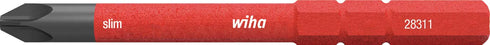 Wiha 283111系列SlimBit電工絕緣細桿十字批咀