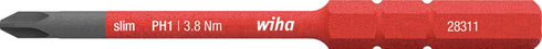 Wiha 283111系列SlimBit電工絕緣細桿十字批咀
