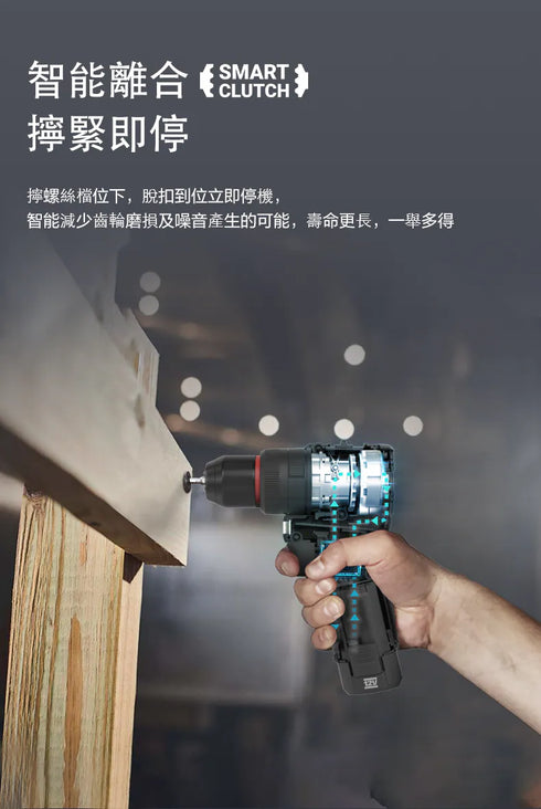 威克士Worx WU135T 12V第三代無刷智能迷你衝擊電鑽