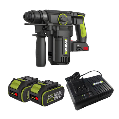 威克士Worx WU385 20V 無刷三用集塵電錘 (可配WA1603集塵盒)