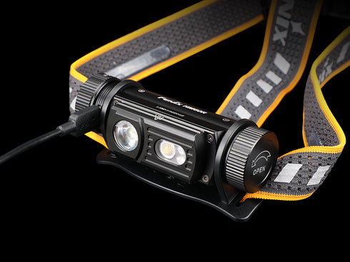 Fenix HM60R三光源步頻調光雙光斑頭燈