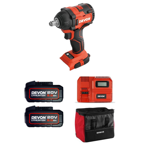大有Devon 5733 20V鋰電無刷衝擊扳手