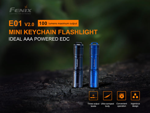 Fenix E01 V2.0迷你匙扣電筒