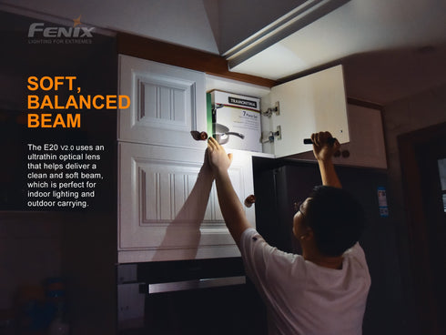 Fenix E20 V2.0日常攜帶電筒