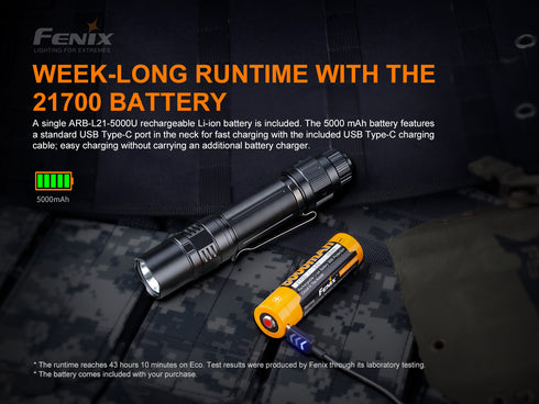 Fenix PD36 TAC純機械戰術電筒