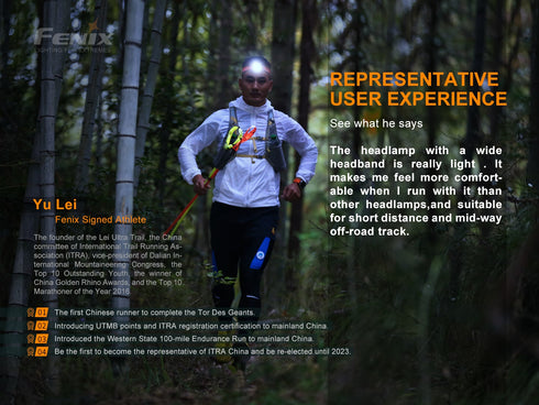 Fenix HL18R-T聚泛雙光頭燈(單手調節燈帶)