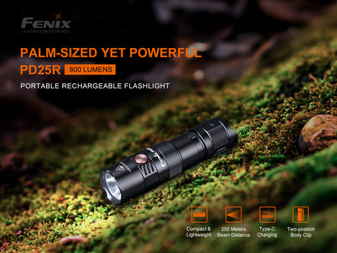 Fenix PD25R便攜式充電電筒