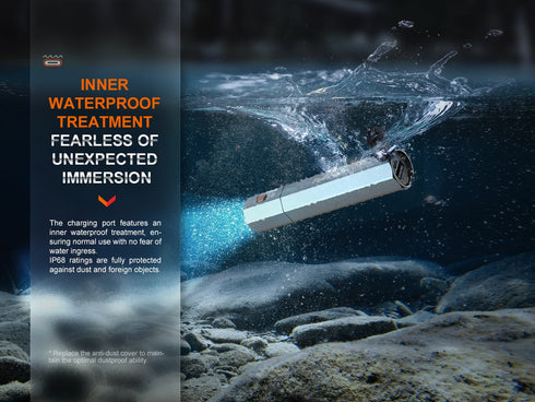 Fenix E-CP高性能應急行動電源電筒